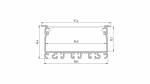 Profil LED LUMINES typ inLargo srebrny anodowany 2,02 m
