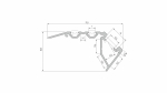 Profil LED LUMINES typ Scala srebrny anodowany 2,02 m