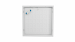 Obudowa / ramka natynkowa do paneli LED 60x60 - aluminiowa biała składana