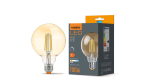 Źródło LED E27 7W G95 Filament  DIM Amber WW