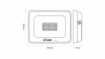 Naświetlacz LED DRAGO 50W NW IP65 SLIM