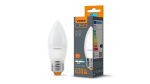 Źródło LED E27 7W C37 Biała Ciepła