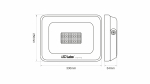 Naświetlacz LED DRAGO 200W NW IP65 SLIM