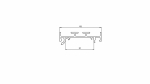 Profil LUMINES typ Foldo M1 srebrny anodowany 1 m