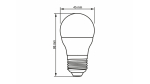Źródło LED E27 7W G45 Biała Ciepła