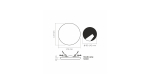Downlight Frameless 24W okrągły Neutralny