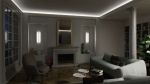 Profil LED LUMINES typ Logi srebrny anodowany 1 m