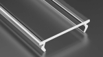 Klosz LUMINES DOUBLE PMMA transparentny 1 m
