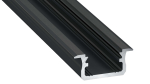 Profil LED LUMINES typ B czarny anodowany 3 m