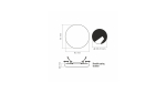 Downlight Frameless 9W okrągły Neutralny