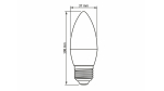 Źródło LED E27 7W C37 Biała Ciepła