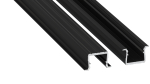 Profil LED LUMINES typ axin czarny anodowany 6,17 m