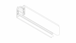 Szynoprzewód 3-fazowy natynkowy XTS 4200-3 biały 2m