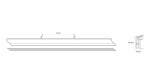 Neon LED Flex 3Y 4x10 140 LED/m 12W/m 24V NW